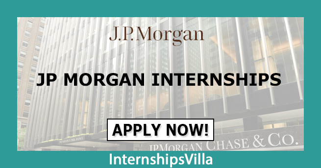 JP Morgan Internship Latest Summer Program